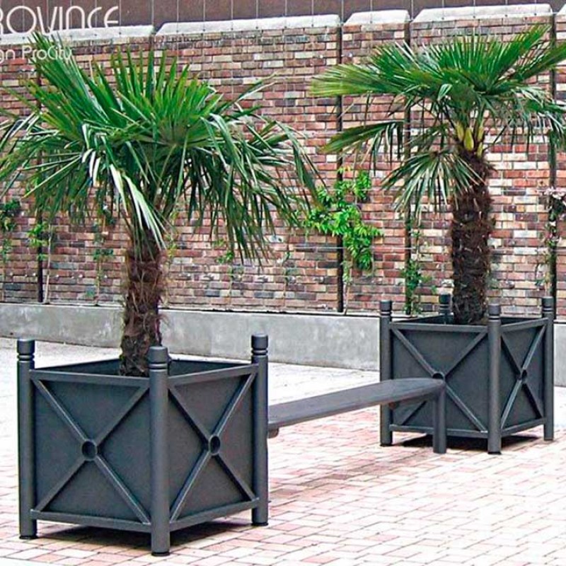 Jardinera Província acabat en només acer